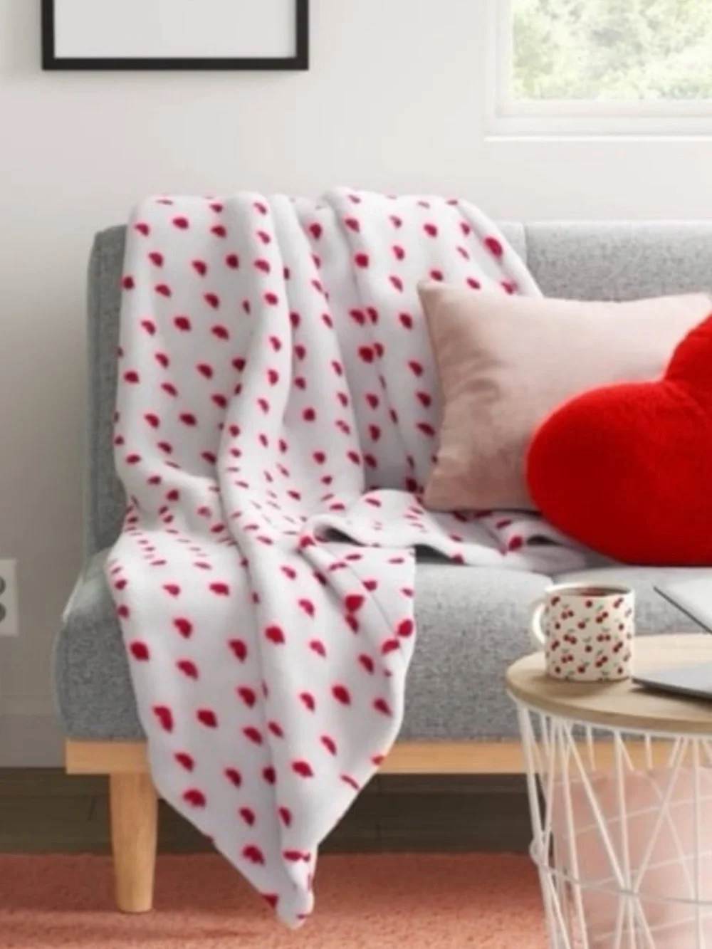 2024 Target Lips Plush Throw Blanket
